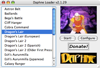 Daphne emulator windows 7